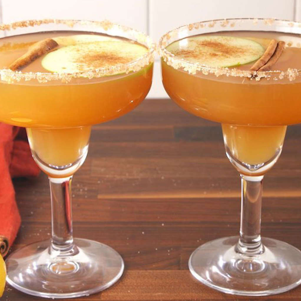 Autumn is well and truly here.  We have a variety of cider available here so how about trying an Apple Cider Margarita?